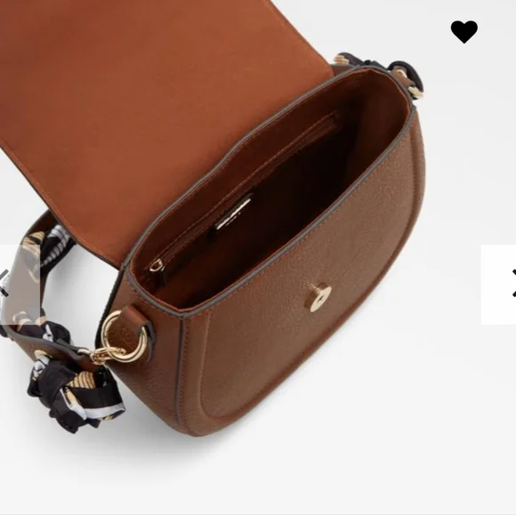 🌚ALDO Chamusca Crossbody Bag in Cognac